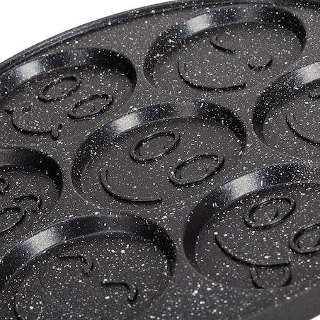 Marmurowa patelnia do pancakes naleśników jajek BUŹKI MINKI EMOTKI KAMILLE