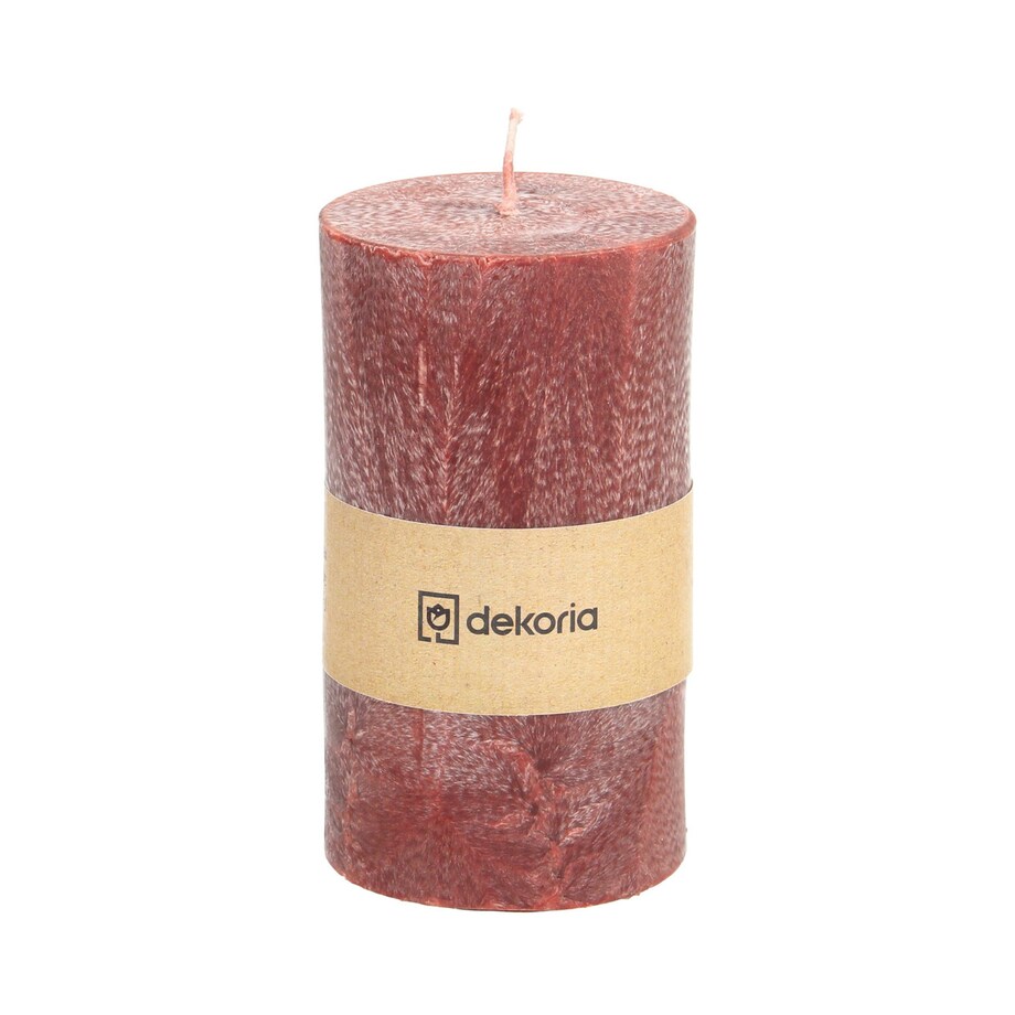 Świeca zapachowa palmowa walec Burgundy, 6,5x6,5x12 cm