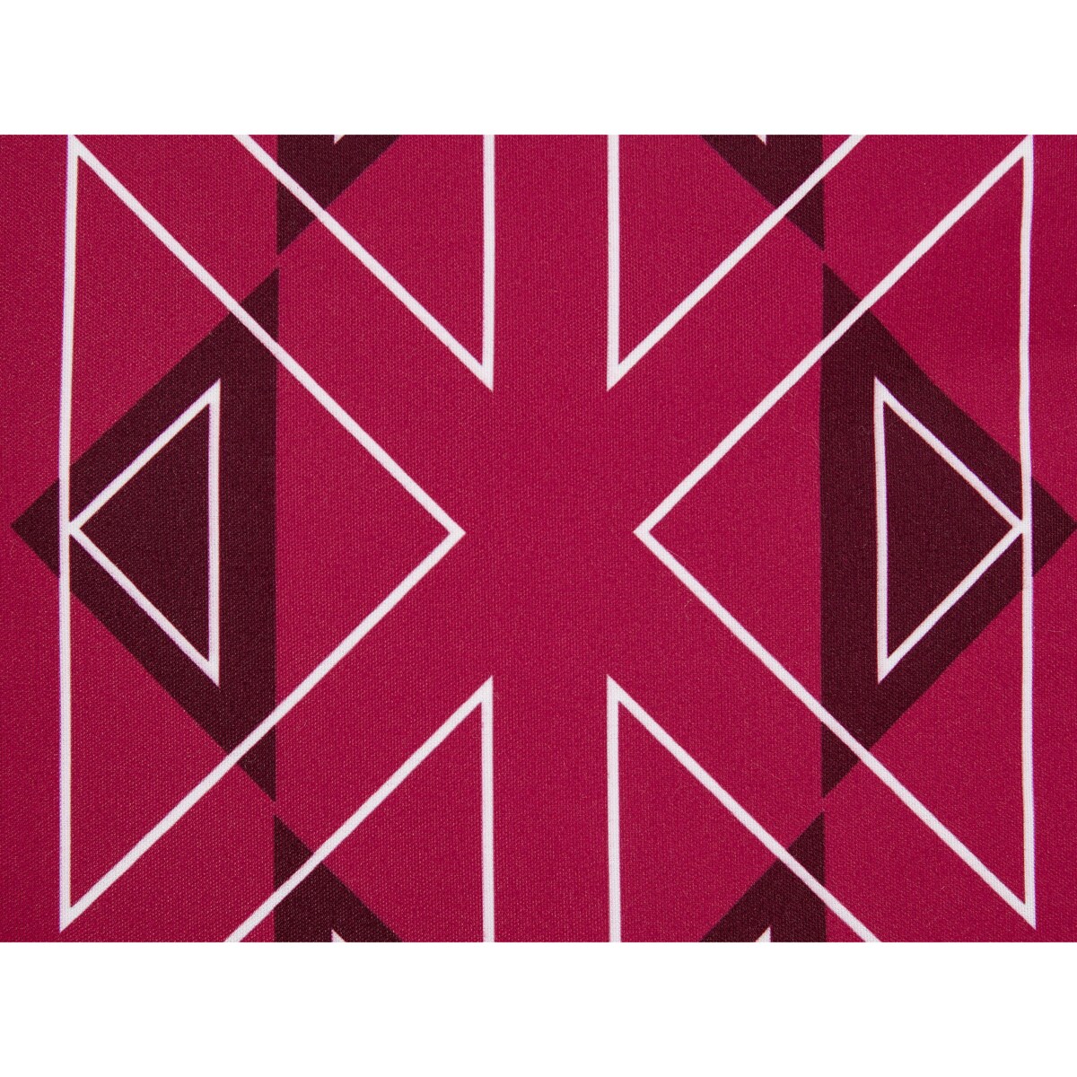 2 poduszki ogrodowe w geometryczny wzór 40 cm różowe MEZZANO