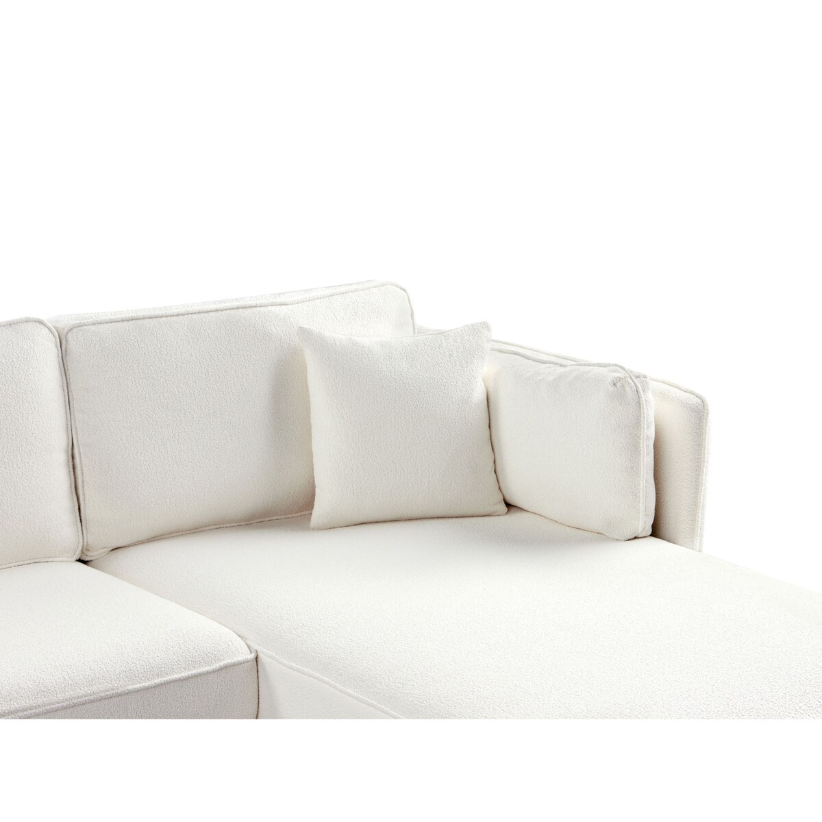 Narożnik boucle lewostronny złamana biel ALTAN