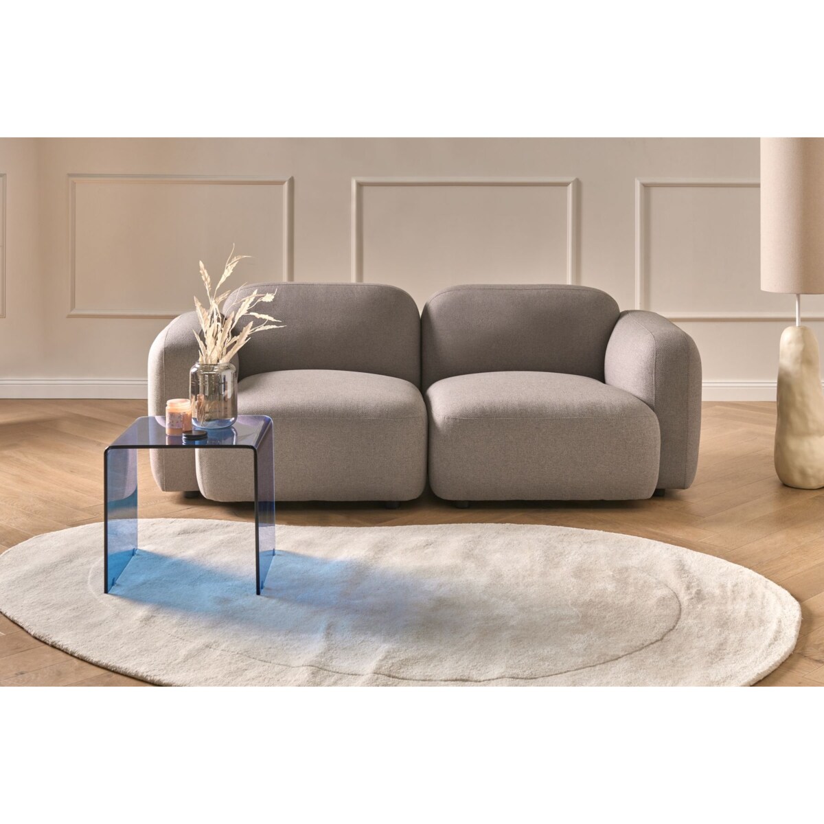 Sofa dla 3 osób AFOSS Beżowoszary