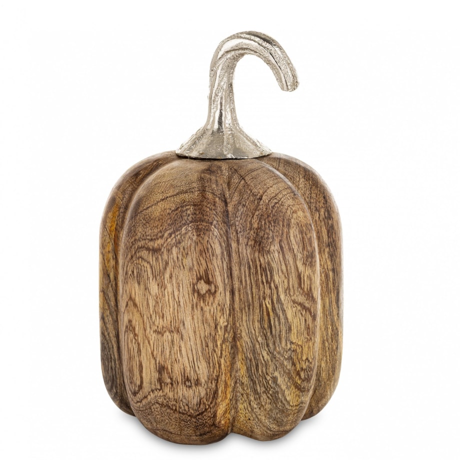 Dekoracja - dynia drewno mango 16x9,5x9,5 cm DIVIA