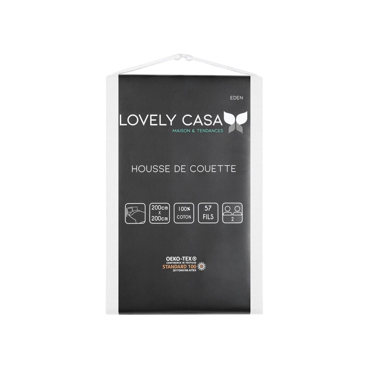 Bawełniana poszwa na kołdrę EDEN, 200 x 200 cm