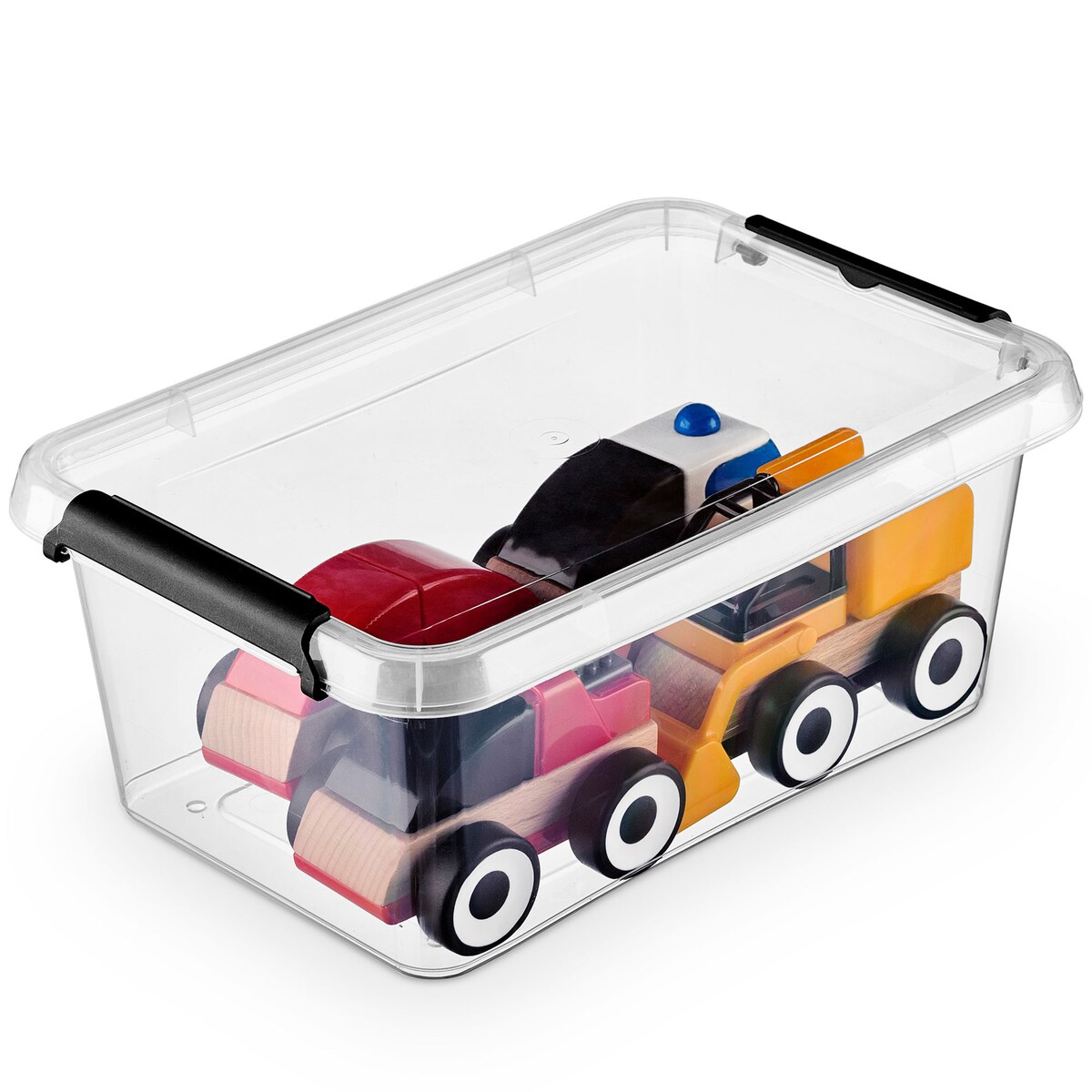 Pojemnik Plastikowy Pudełko Z Pokrywą Pudło Box Do Przechowywania 4,5L