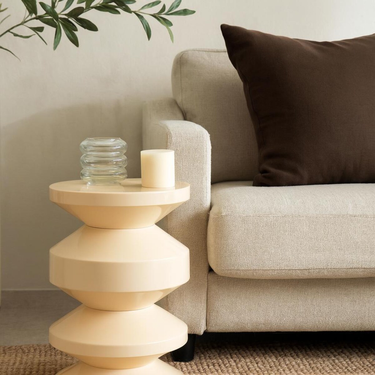 Metalowy stolik pomocniczy TAFEL, 31 cm