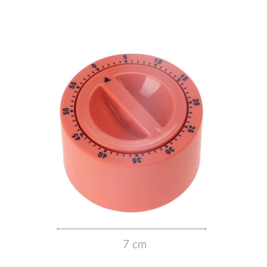 Minutnik z gumową powłoką, Ø 7 cm