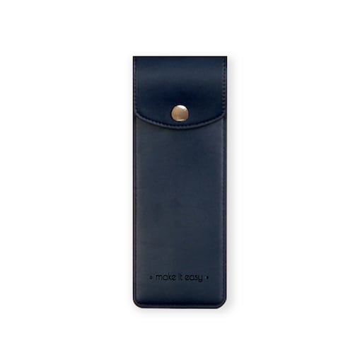 Piórnik na planner z gumką – Deep Navy