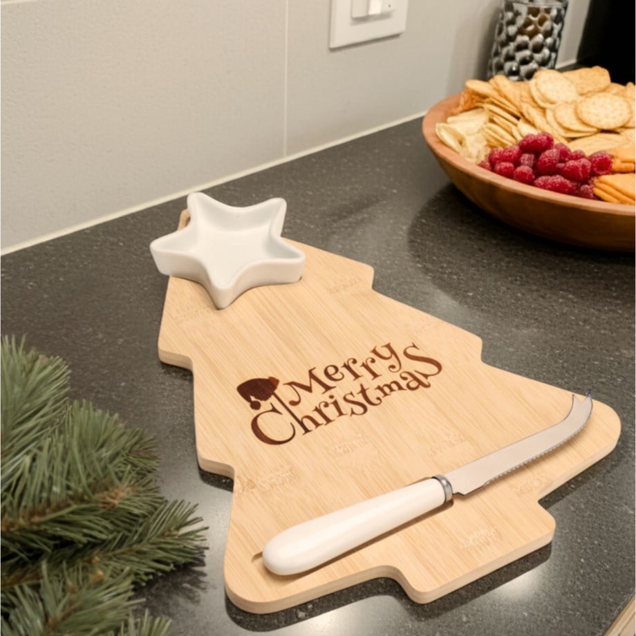 Deska do serwowania serów z nożem SURIS