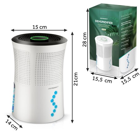 Osuszacz powietrza pochłaniacz wilgoci cichy 34db led 352700 Berdsen