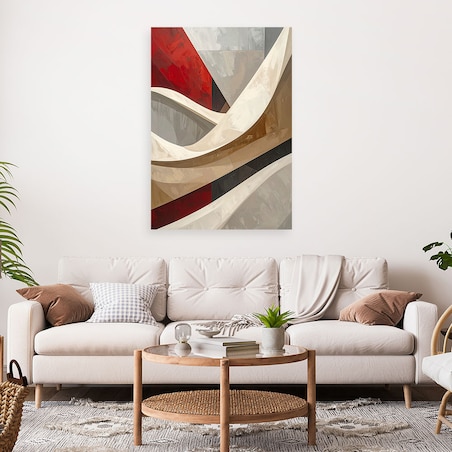 Obraz do salonu sypialni biura loftu, Czarno biała abstrakcyjna kompozycja