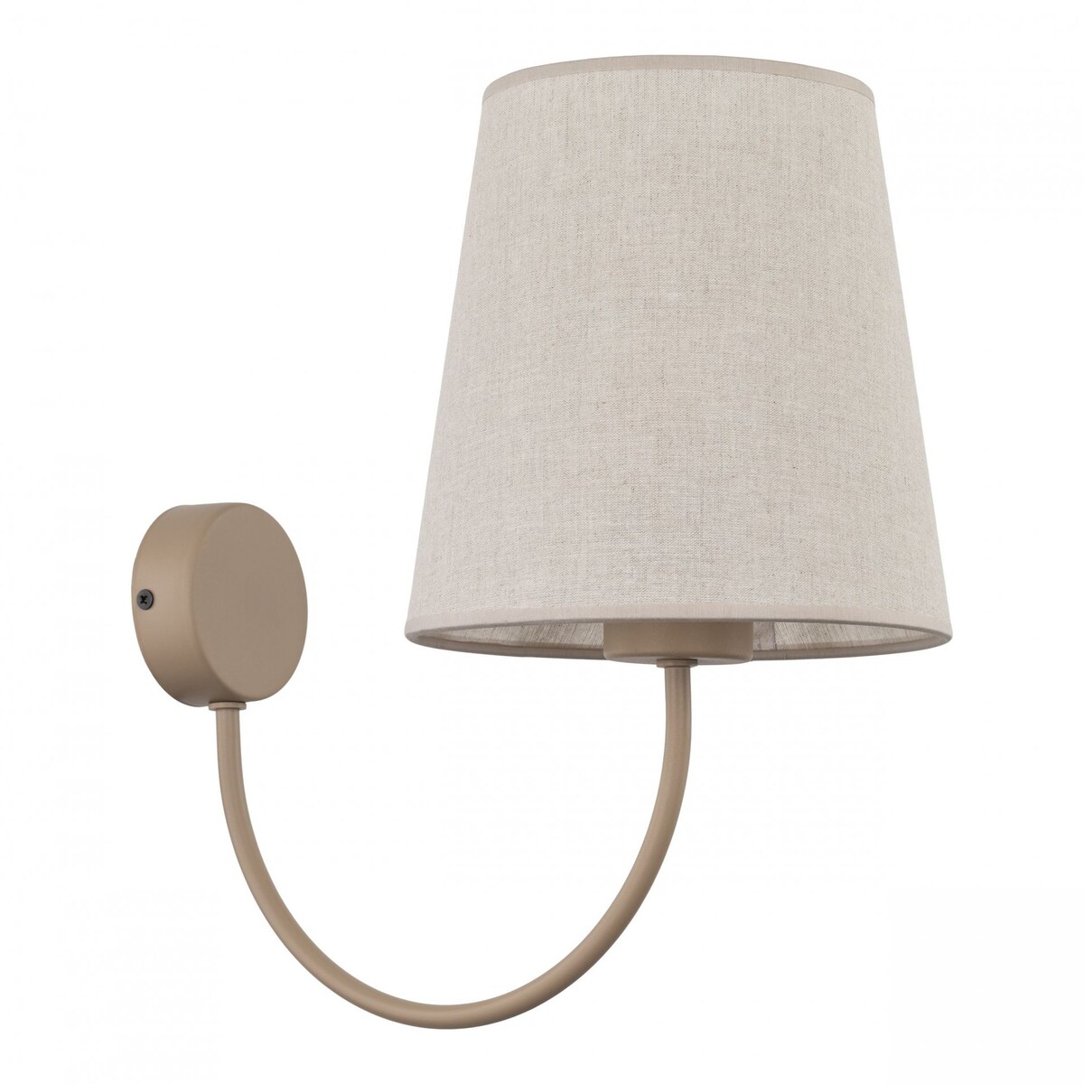Kinkiet TK Lighting CANDI SABIA 11071 beżowy E27 – elegancka lampa ścienna do salonu, sypialni i korytarza