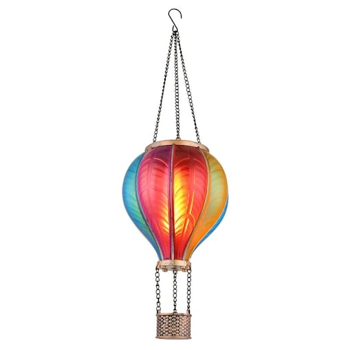 Lampa solarna LED 20x0,5W Globo 36136B Balon na ogrzane powietrze do zawieszenia