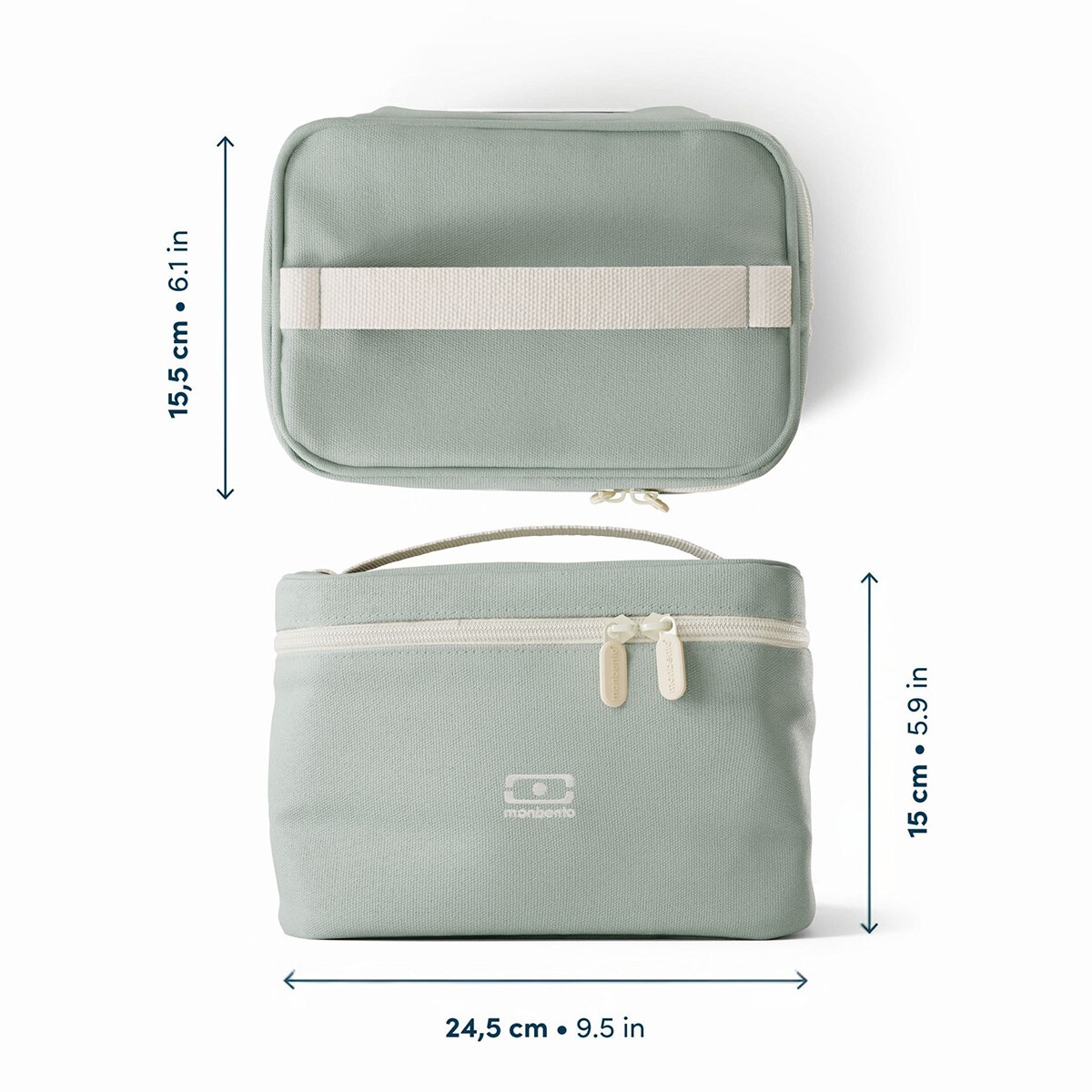 Monbento Arctic torba termiczna na lunch 5L Green Natural