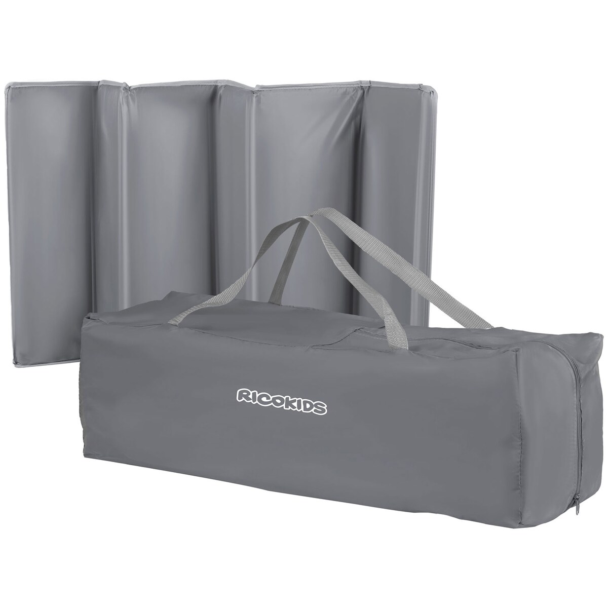 Łóżeczko turystyczne dla dziecka składane podróżne kojec Ricokids + materac + torba