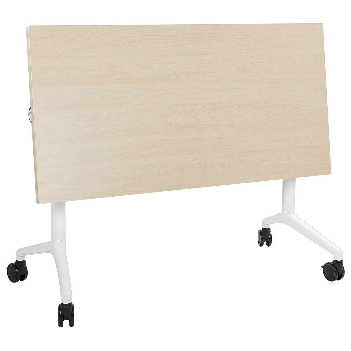 Składane biurko CAVI Jasnobrązowy 120 cm 60 cm z kółkami