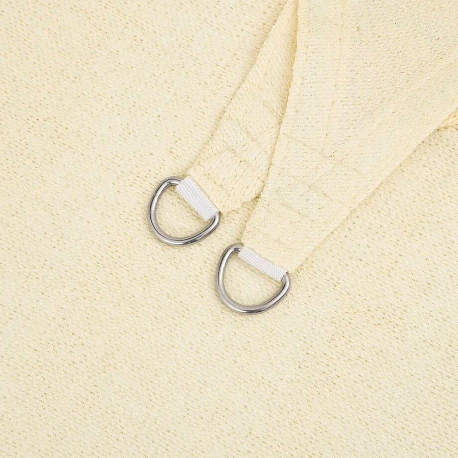 vidaXL Żagiel przeciwsłoneczny, 160 g/m², kremowy, 2,5x3 m, HDPE