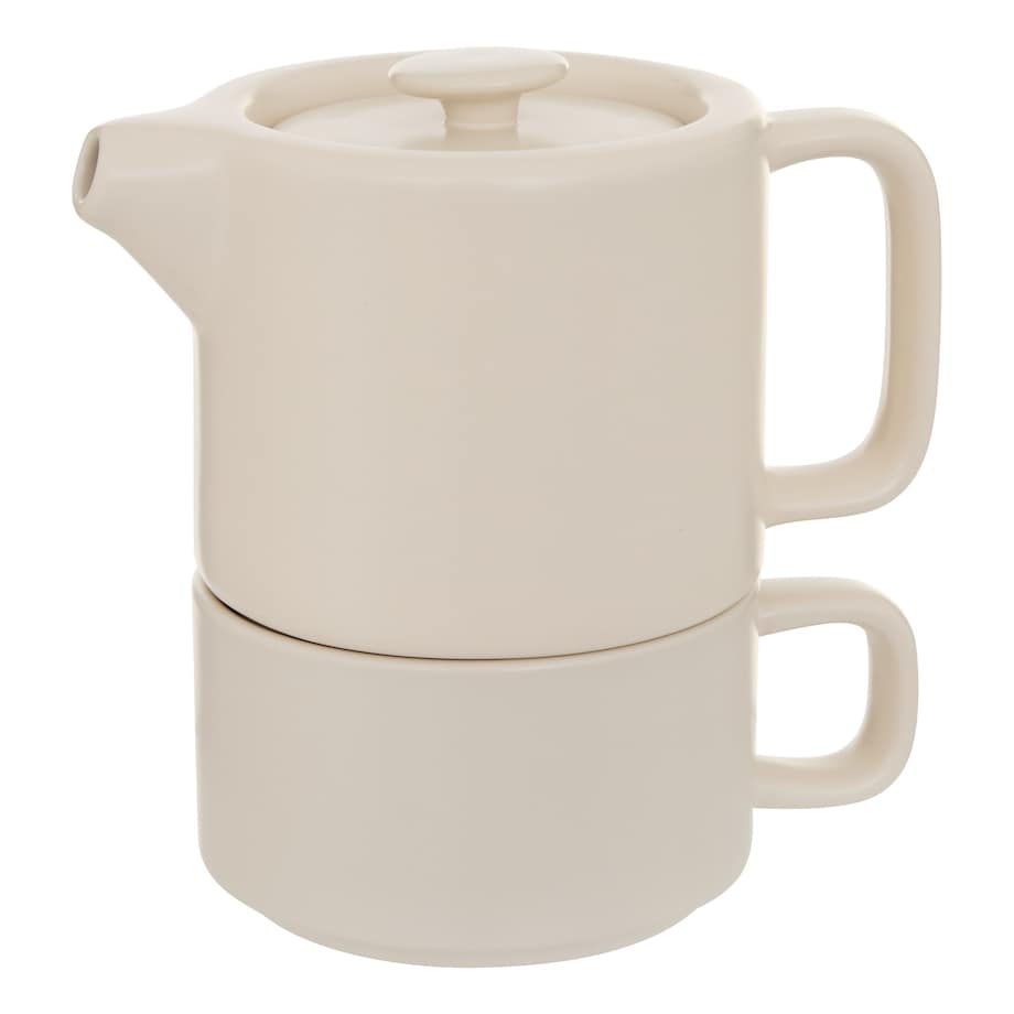 Dzbanek ceramiczny do herbaty 700 ml JARRA-2 beżowy