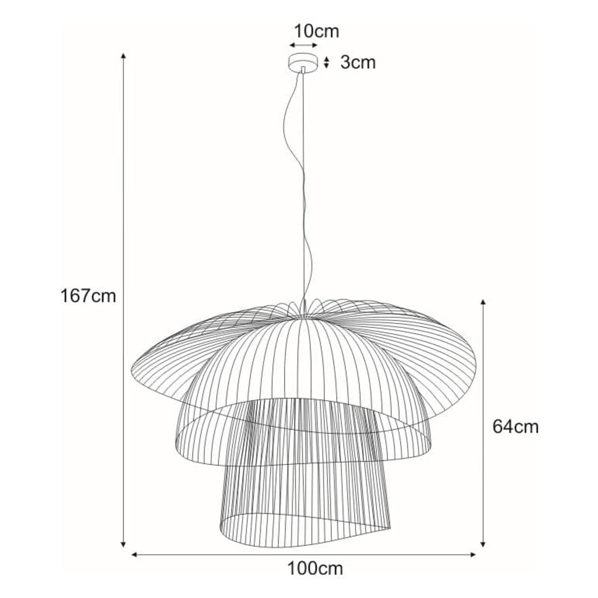 Lampa wisząca KP-12 z serii PLAZA