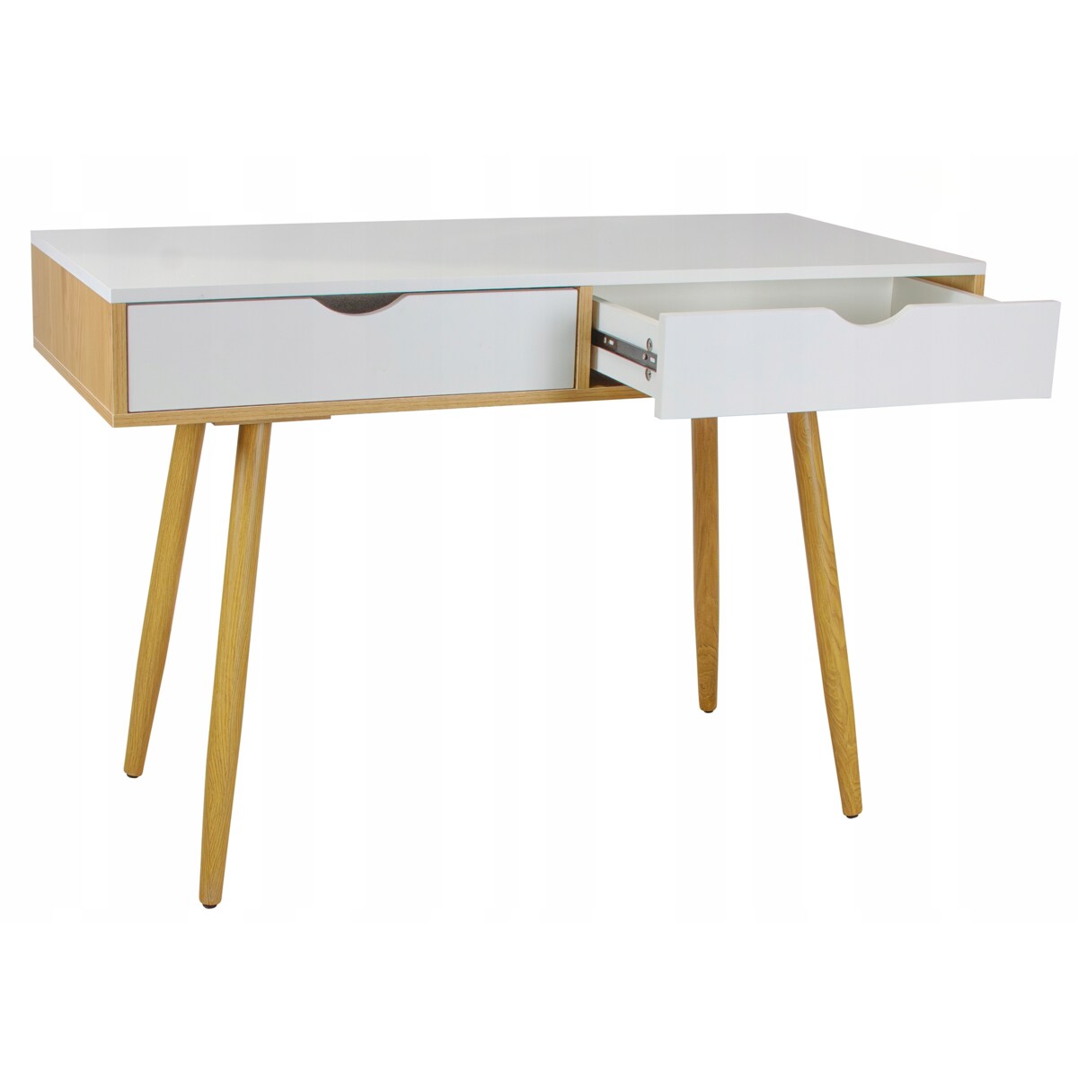 BIURKO ELEGANCKIE do gabinetu biura SZUFLADY NOWOCZESNE DUŻE komputerowe