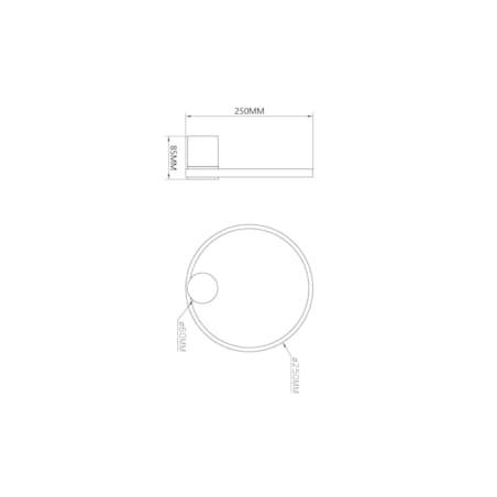 LAMPA ŚCIENNA VENTURO BIAŁA