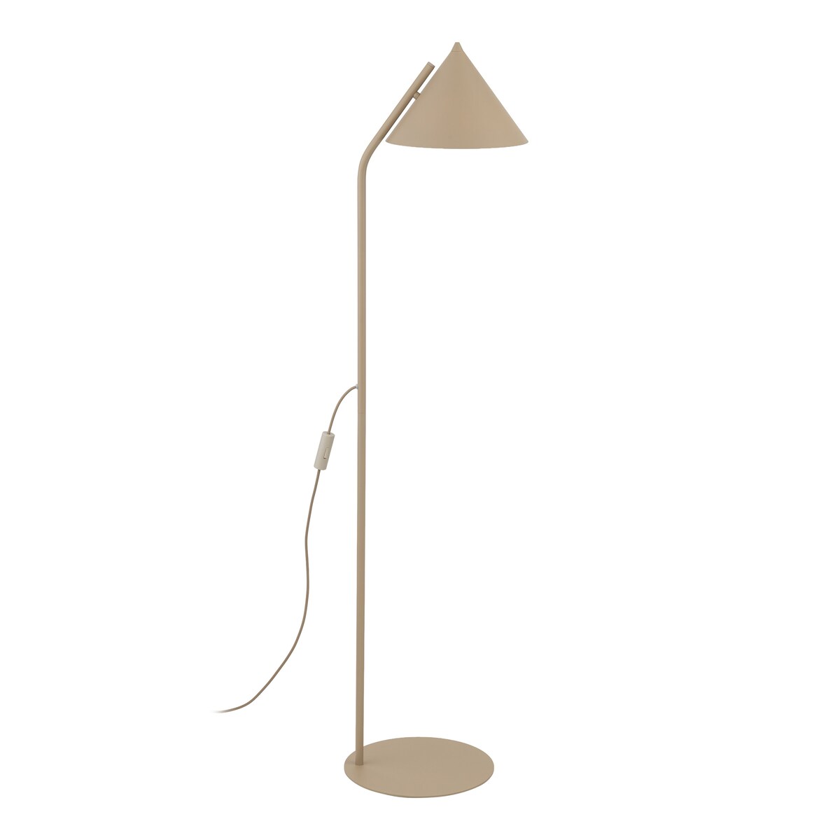 Lampa podłogowa TK Lighting CONO SABIA 16211 beżowa E27 loftowa do salonu i sypialni