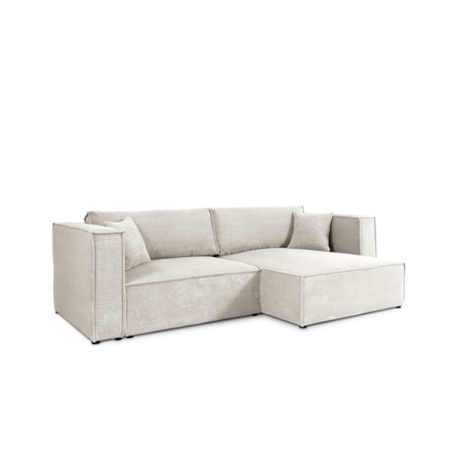 Narożnik KEYMON z funkcją spania sztruks Kolor: POSO 100