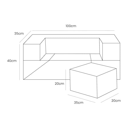 Piankowa Sofa Kostka dla Dzieci - Sofa do Pokoju Dziecięcego, Aesthetic, Pudrowy Róż