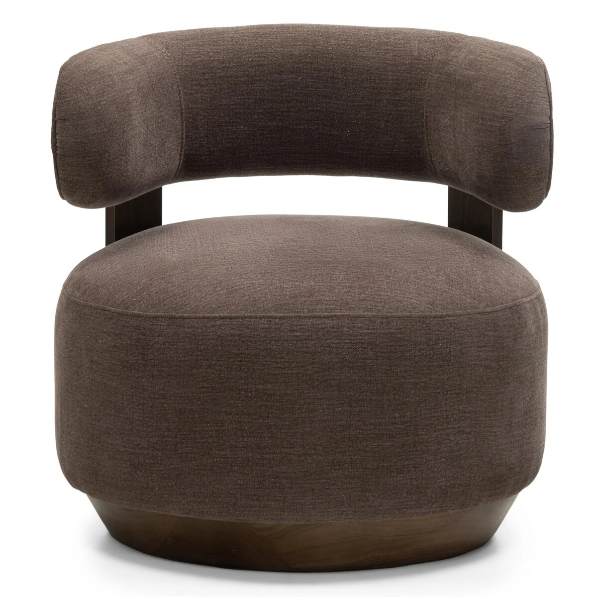 Fotel wypoczynkowy z drewna jesionowego 74x75x73 cm MALICO espresso