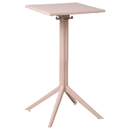 Stolik ogrodowy barowy LEMNOS 60 cm 60 cm Beżowy