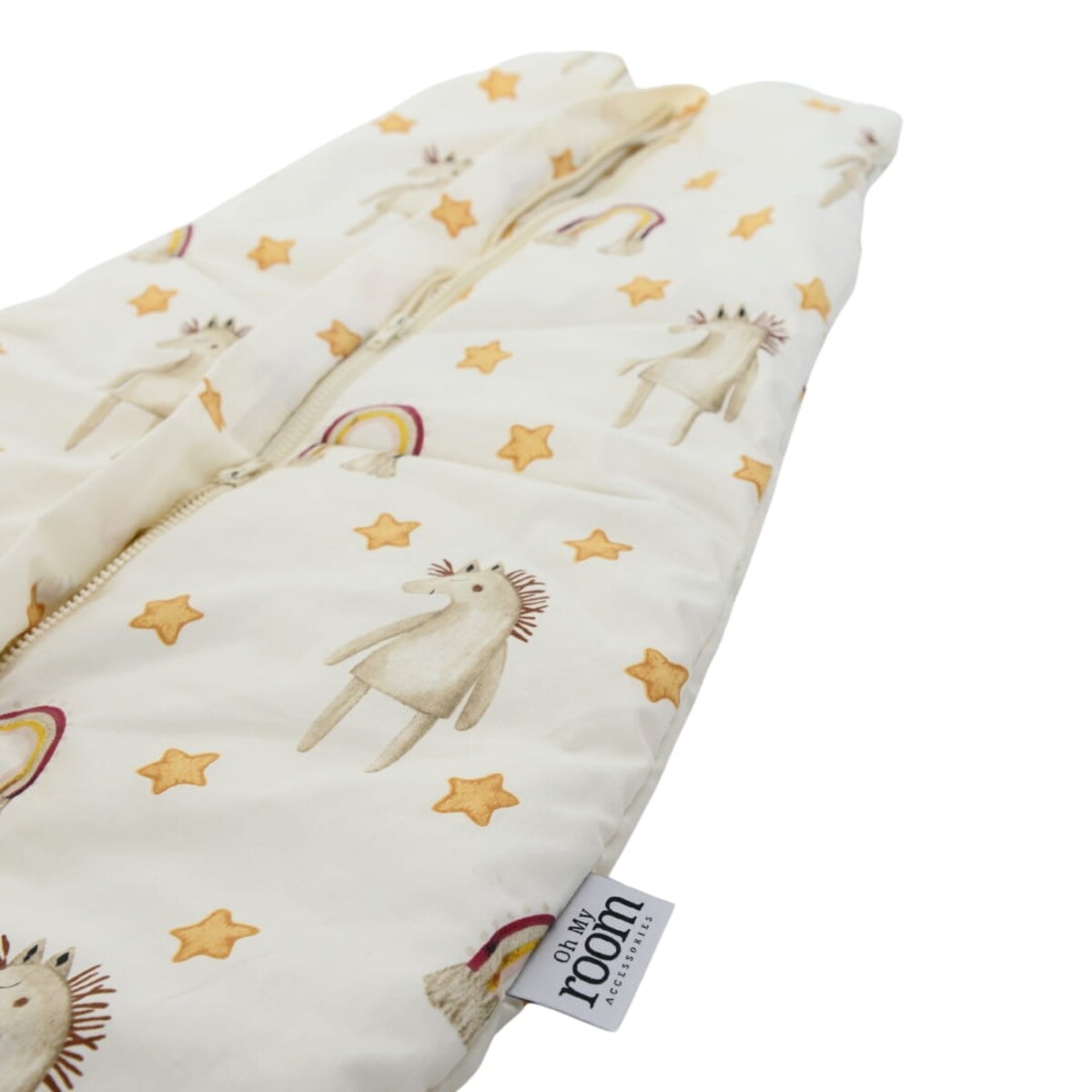 Śpiworek dziecięcy do spania - boho koniki M (1 TOG)