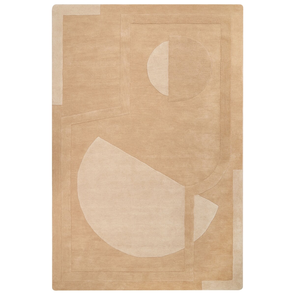 Dywan GAYA Beżowy 200 x 300 cm Wełna