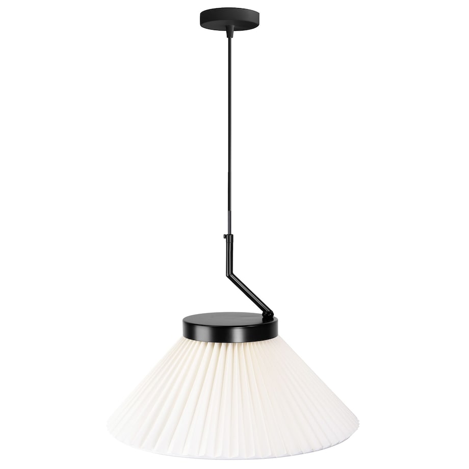 Lampa sufitowa wisząca czarno-biała APP1670-1CP