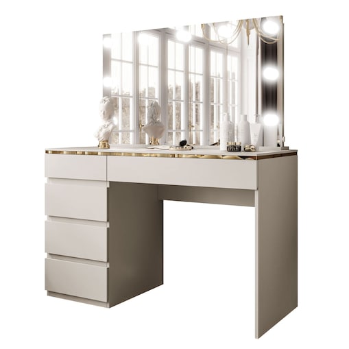 Toaletka AURORA II ELITE kaszmir z lustrem LED