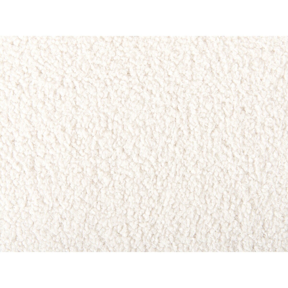 Stołek boucle biały TAKOMA