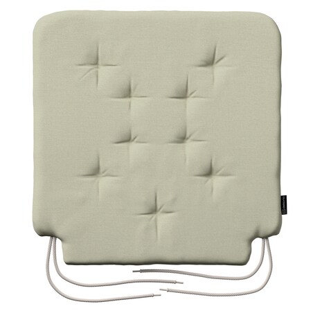 Poduszka na krzesło Olek, jasna oliwka, 42 x 41 x 3,5 cm, Loneta