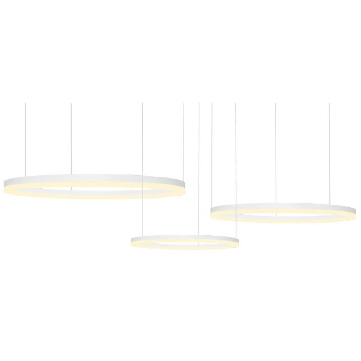 Lampa zwisowa Halo AZ4974 100+80+60 Azzardo LED 180W zmienna barwa biała