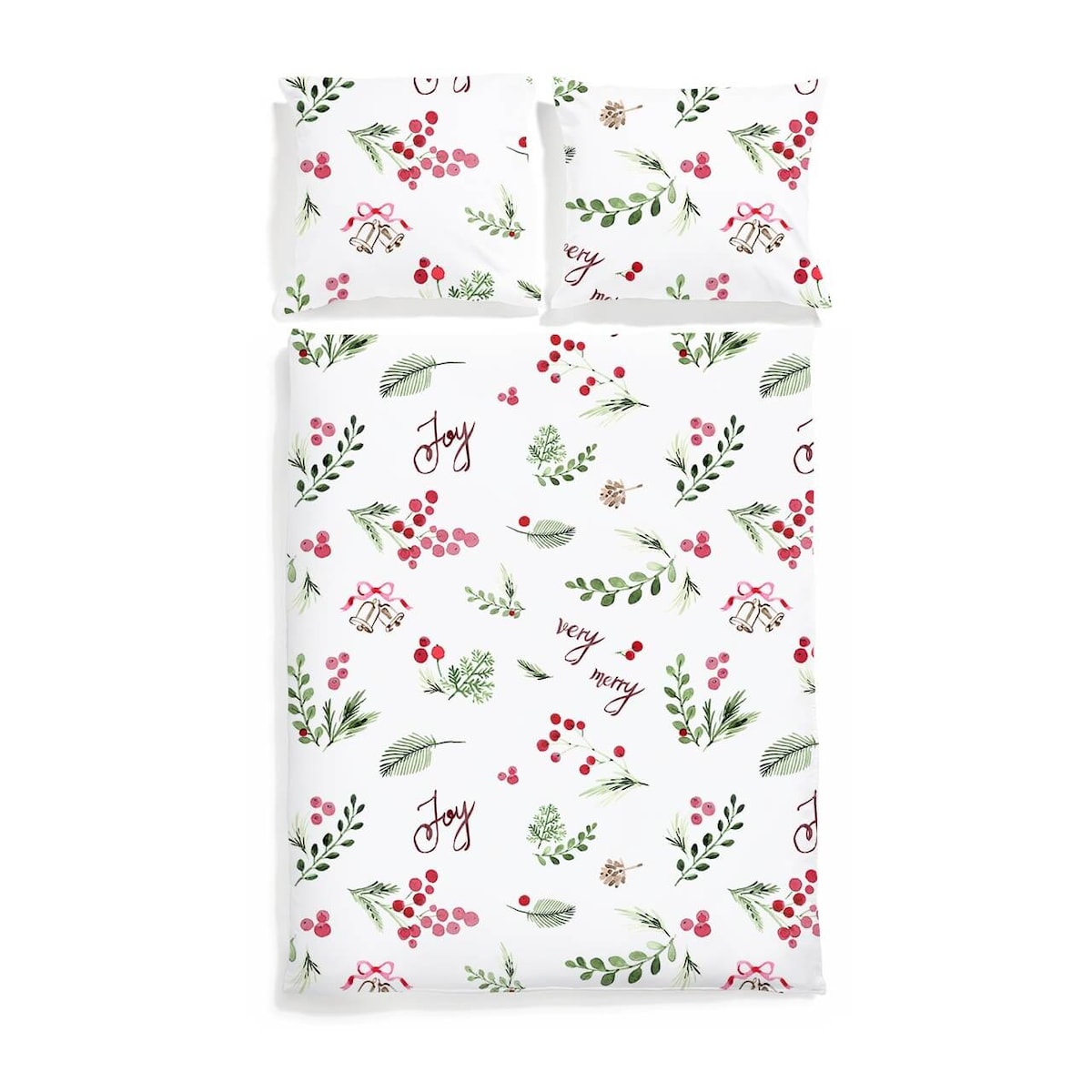 Pościel świąteczna Very merry 200x200 + 2x 50x60 cm