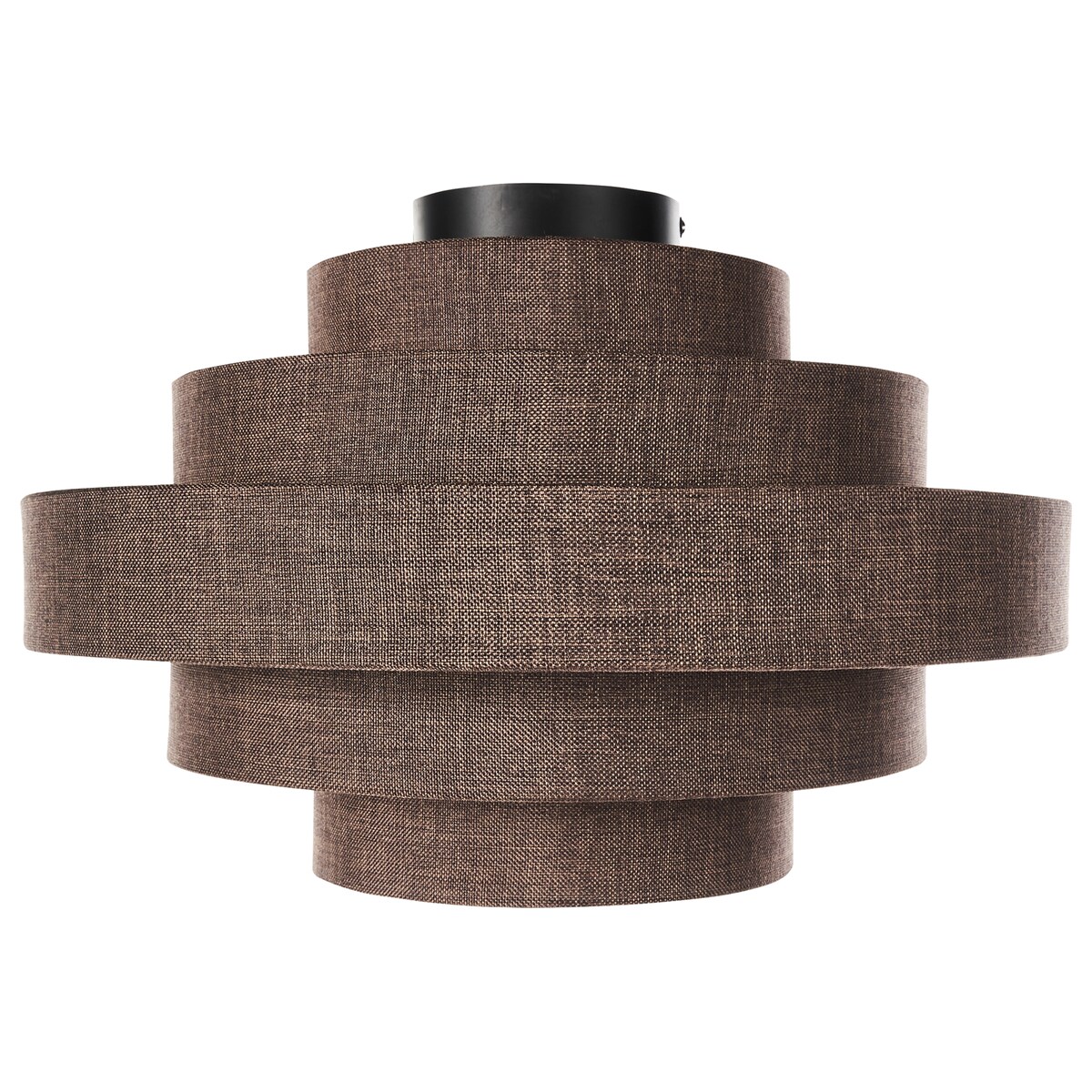 Lampa sufitowa EREBATO Len Brązowy