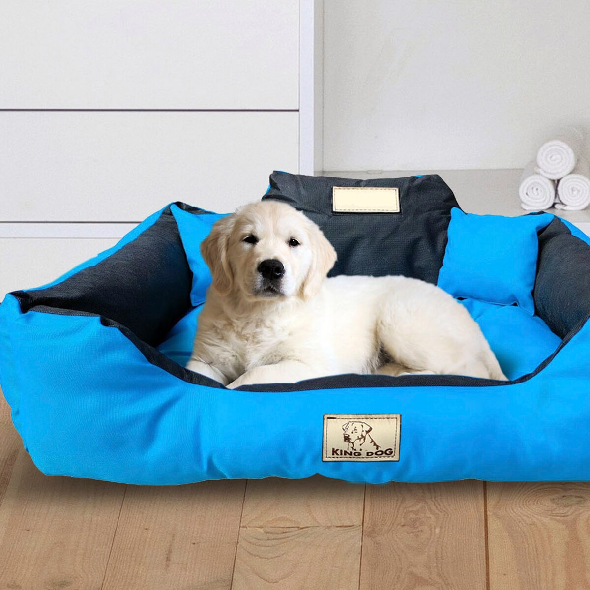 Legowisko Dla Psa 55X45 Cm Posłanie Kanapa Z Miejscem Na Imię Wodoodporne