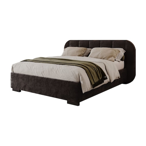 Łóżko tapicerowane AMARA, pojemnik, stelaż 32, 180x200, Royal Velvet 87254