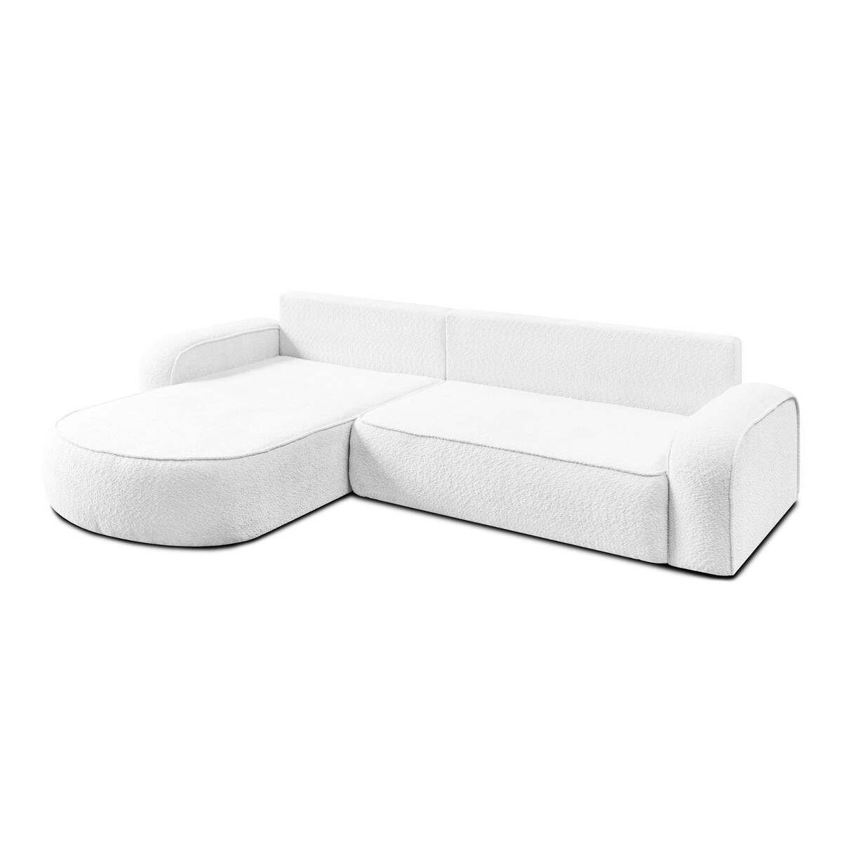 Rozkładany narożnik VENUS II z pojemnikiem na pościel, Coral 70