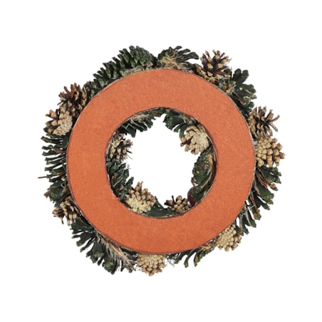 Wianek świąteczny 35 cm zielony NURMES