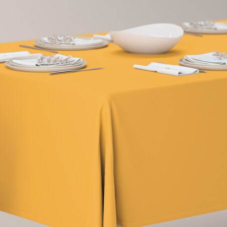 Obrus prostokątny 130 x 130 cm miodowy