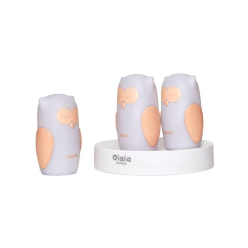 Zestaw 3 lampek nocnych LED - Ścieżka światła OLALA - Sowy