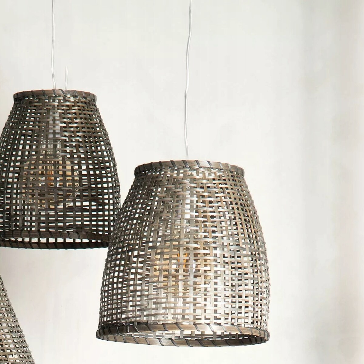 KLOSZ ABAŻUR DO LAMPY WISZĄCEJ SUFITOWEJ 34cm boho drewniany E27