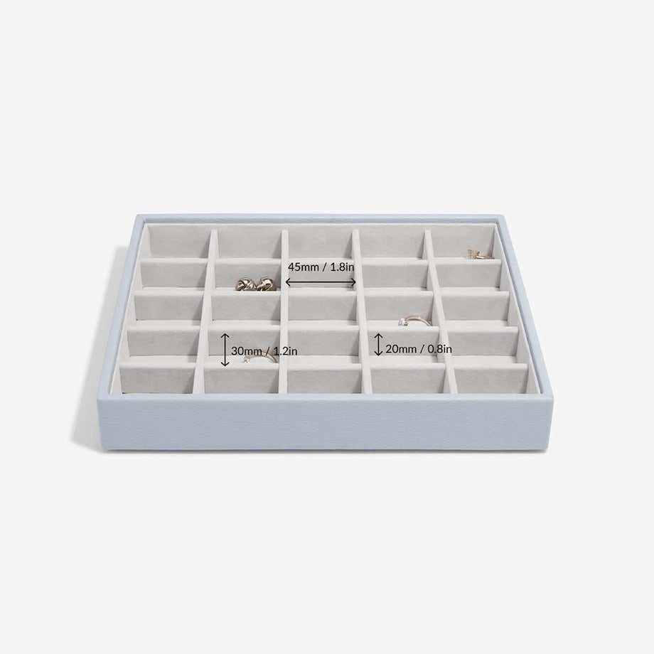 Szkatułka na biżuterię Stackers 25 komorowa classic lawendowa
