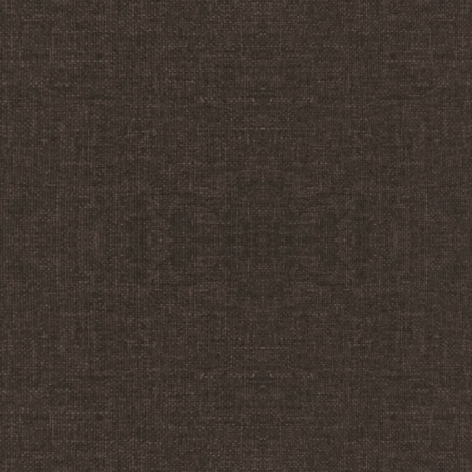 vidaXL Podnóżek z drewnianymi nóżkami, ciemnobrązowy, obity tkaniną