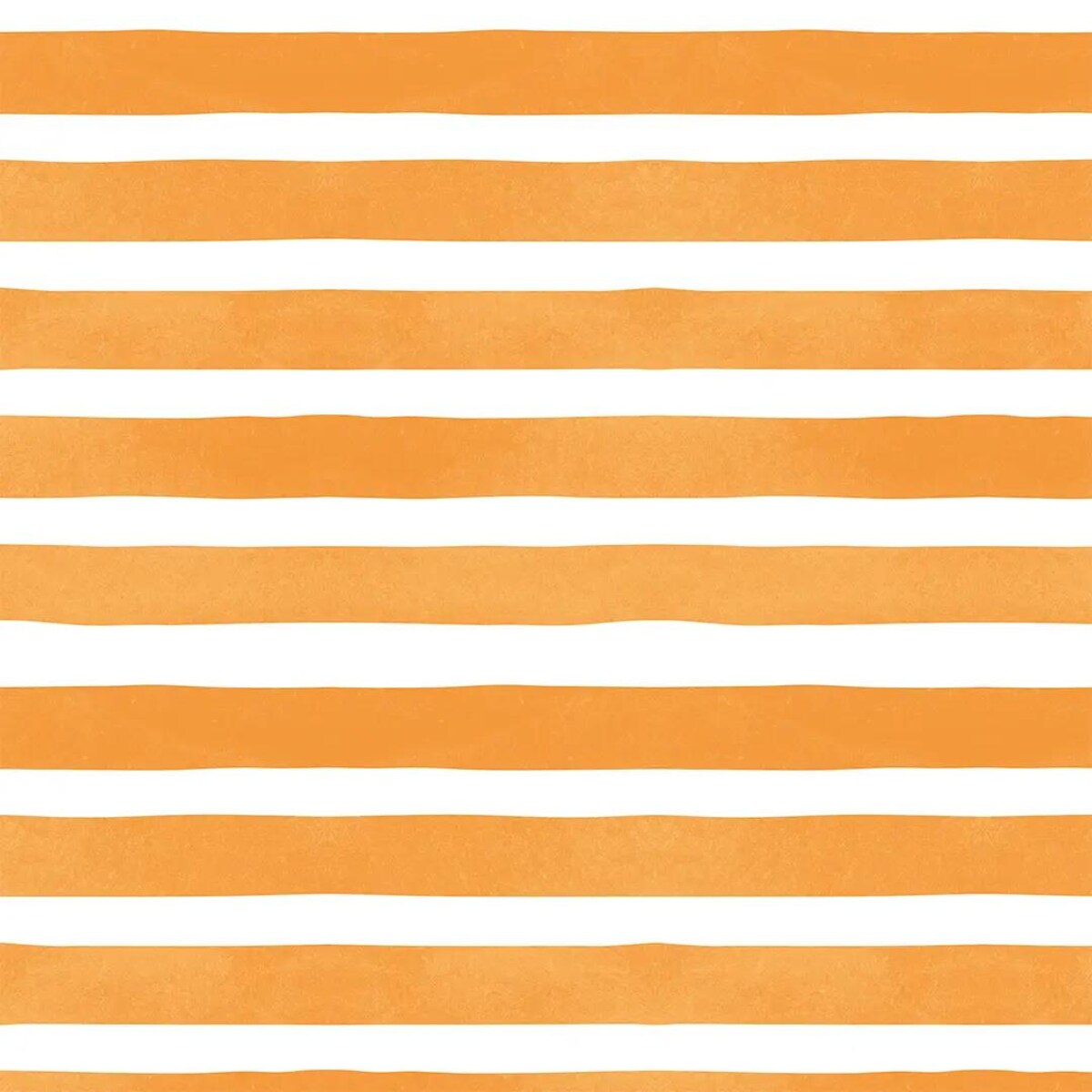 Lniany ręcznik kuchenny - pomarańczowe paski