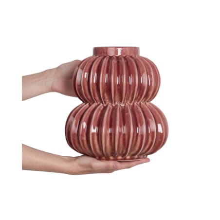 Kamionka Wazon na kwiaty 28 cm Czerwony WATERMOSS