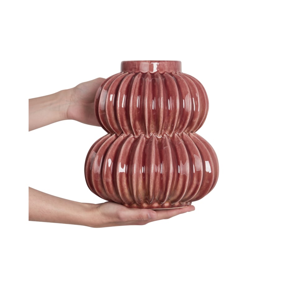 Kamionka Wazon na kwiaty 28 cm Czerwony WATERMOSS